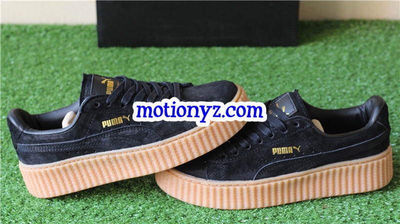 Puma Fenty Rihanna Creeper Low Black Yellow